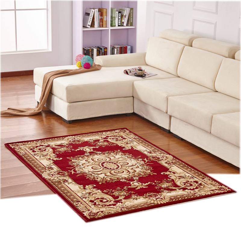 欧式地毯客厅茶几地毯卧室地毯羊毛质感手工剪花地毯编织地毯包邮