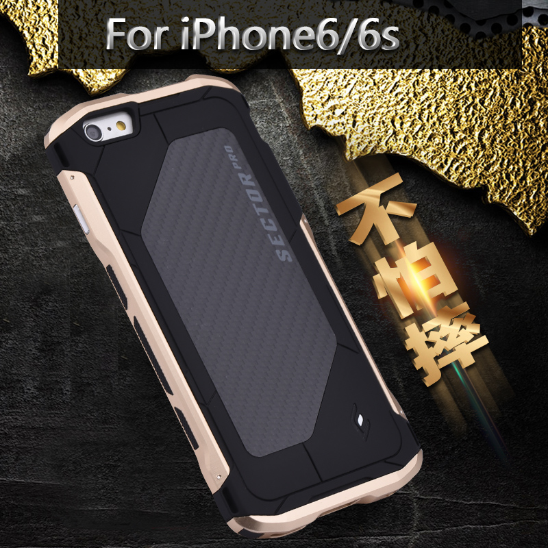 苹果iPhone6plus手机壳创意个性外壳电镀金属边框防摔硅胶保护套