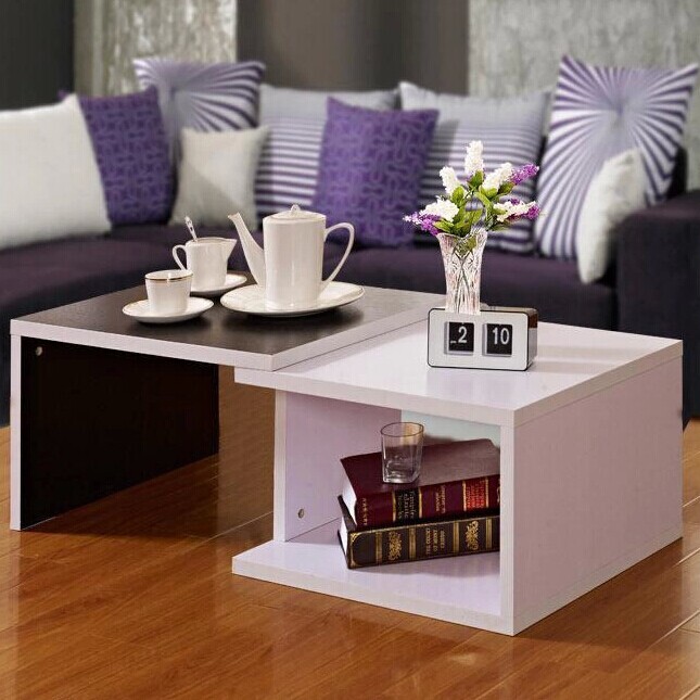 特价伸缩简约茶几 客厅时尚咖啡桌 小户型家具创意木质小边几茶桌