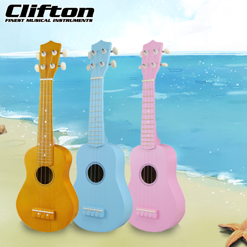 德国 Clifton 品牌 21英寸儿童彩色初学尤克里里/乌克丽丽小吉他