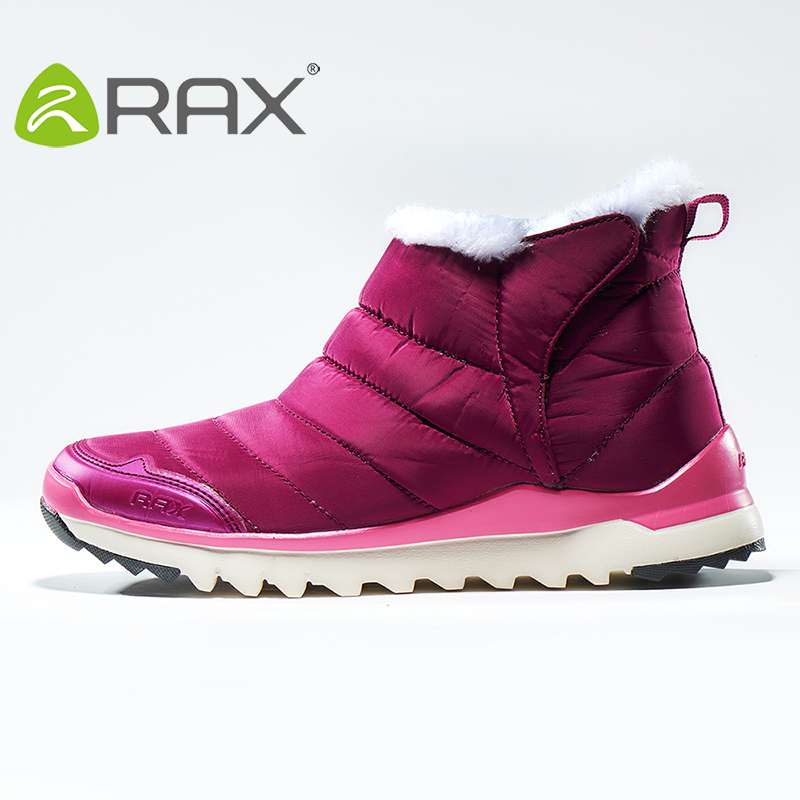 RAX韩版加绒保暖雪地靴女防滑户外鞋防水登山鞋旅游徒步鞋雪地鞋