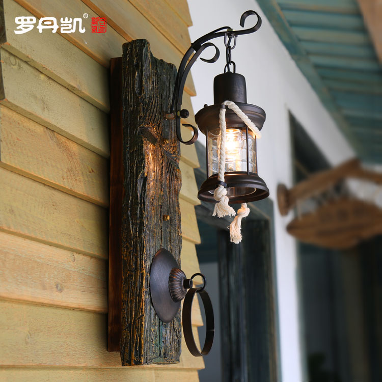 罗丹凯复古中式壁灯美式禅意酒吧壁灯仿古过道咖啡厅设计师的灯具