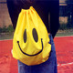 韩国ulzzang原宿软妹smile运动学生背包黄色笑脸束口抽绳双肩背包