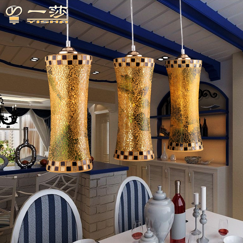 单头玻璃吊灯具设计师餐厅酒吧吧台灯创意咖啡厅北欧简约个性酒瓶