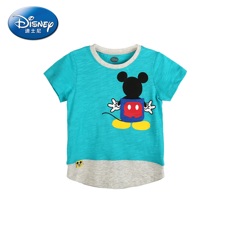 迪士尼 2015夏装新款男童T恤 X52ZT303儿童t恤衫2纯棉上衣3-4-5岁