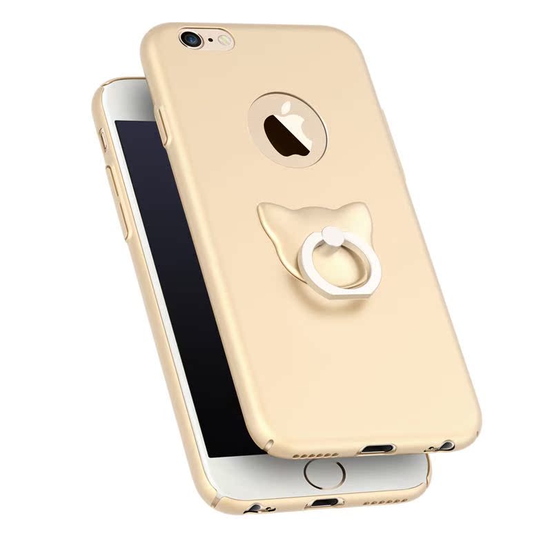 小兔苹果6手机壳带支架IPhone6S保护套指环P果6外壳4.7寸全包防摔