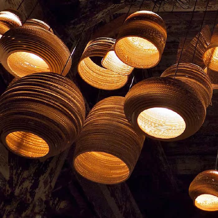 工程设计师灯具吊灯创意个性餐厅咖啡厅吧台鸟巢艺术吊灯北欧美式