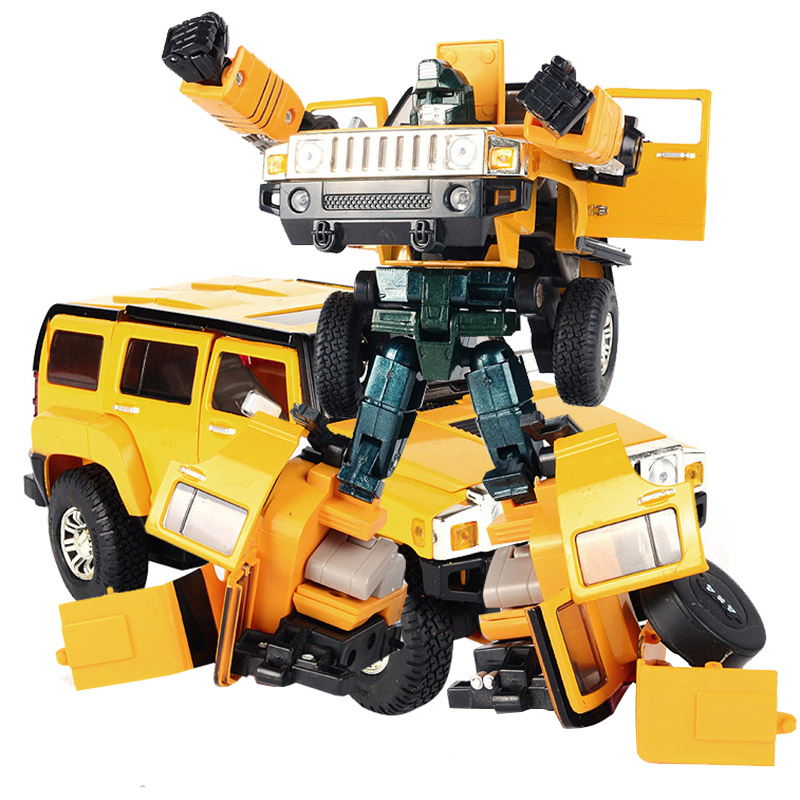 正版变形儿童玩具变形金刚合金属变形机器人汽车人大黄蜂玩具模型