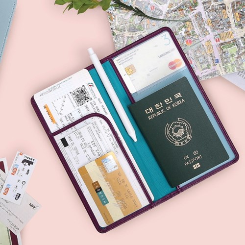 韩国monopoly多功能护照包 机票护照夹护照本护照套 保护套证件包