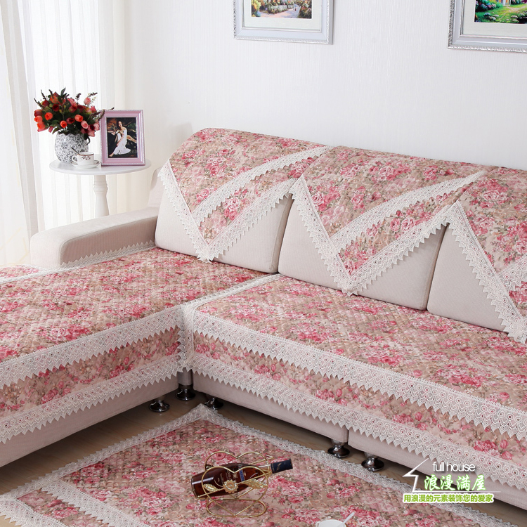 全棉 沙发垫 布艺婚房首选沙发罩沙发坐垫沙发套夏季时尚飘窗垫
