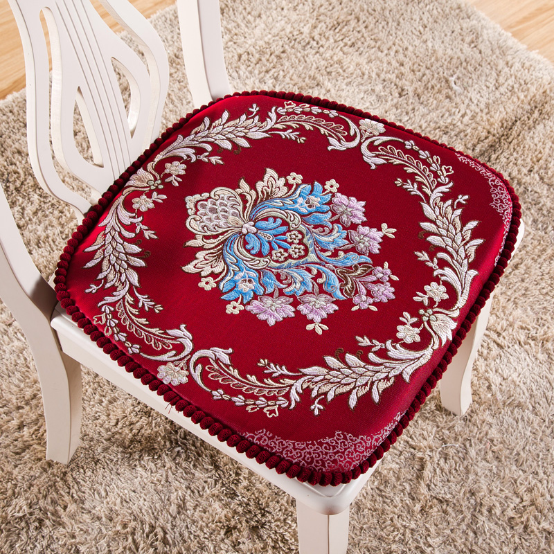 乐帛欧式提花餐椅垫 厨房餐桌椅垫 椅子保护垫