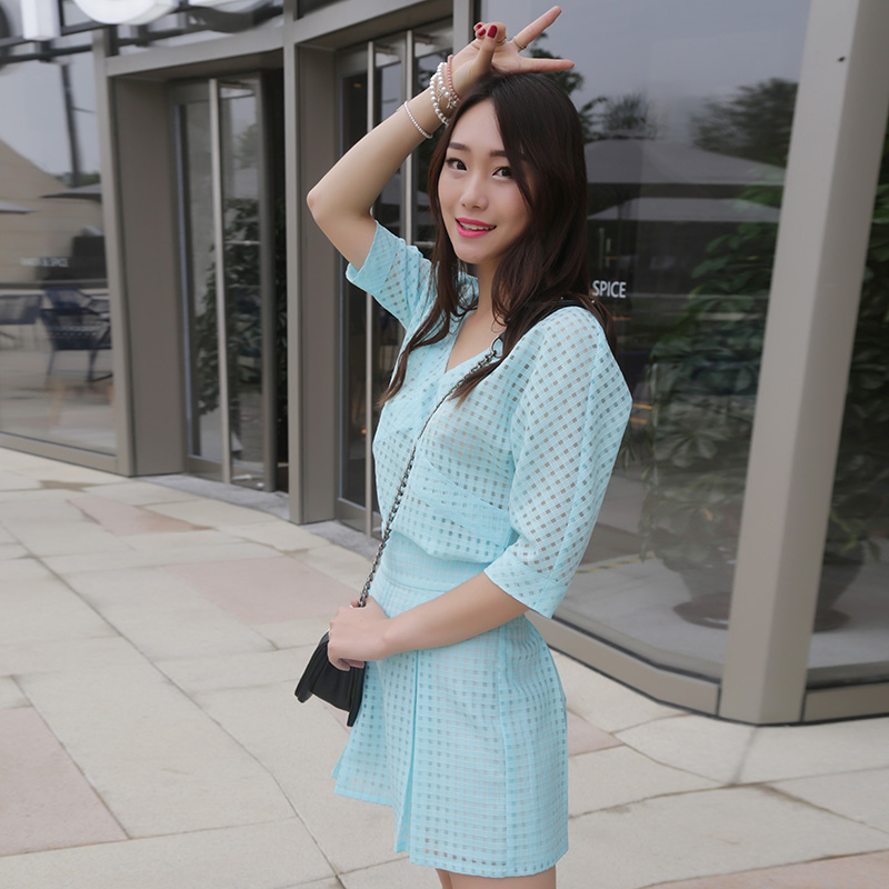 2015夏季新款女装套装短裤两件套韩版时尚名媛休闲套装女短裤