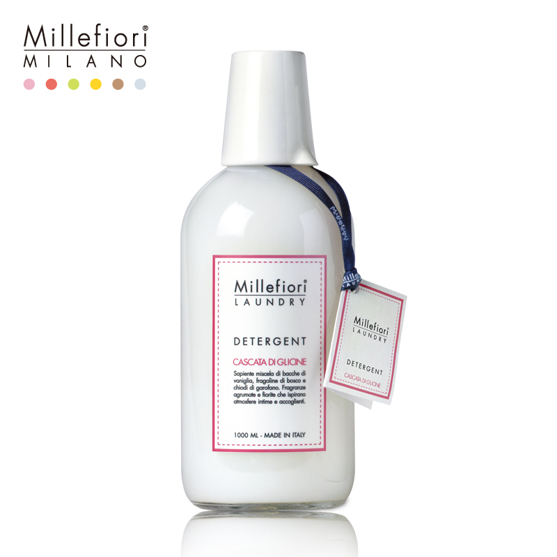 Millefiroi米兰菲丽 意大利原装进口天然芬芳洗衣液1L装 紫藤味