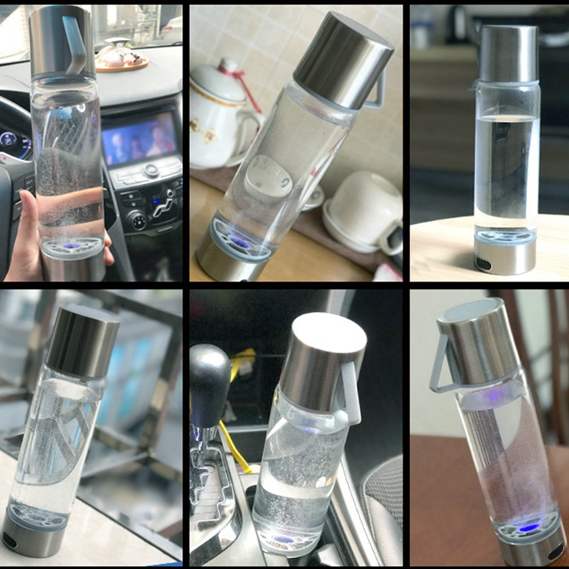 鼎生福富氢水杯水素水杯日本高浓度负离子电解水杯便携充电生成器