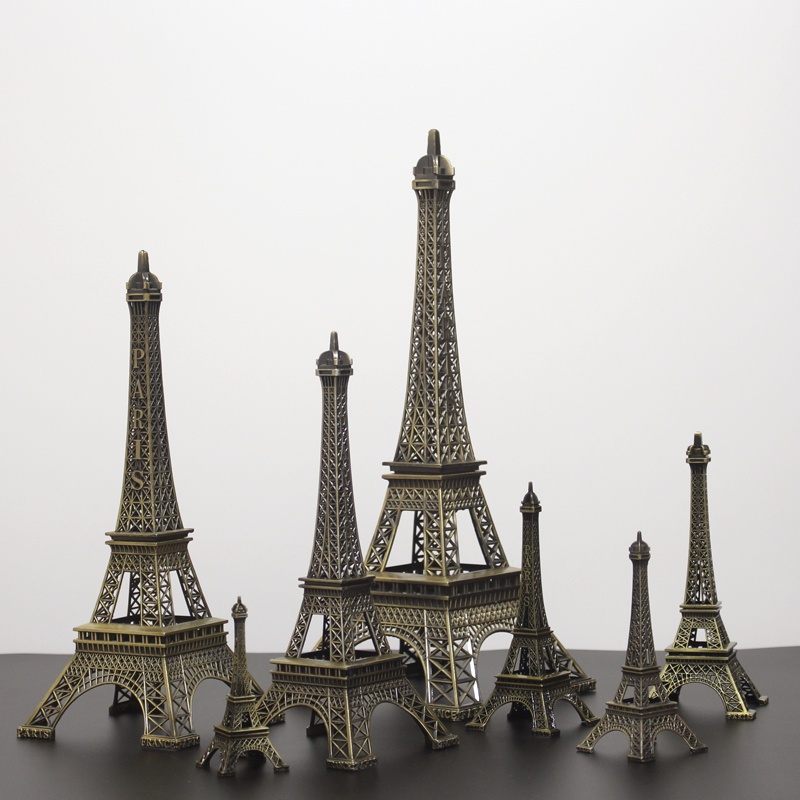 乐满屋 法国巴黎埃菲尔铁塔模型摆件 欧式家居办公室装饰摆件礼品