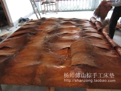 杨师傅全山棕床垫棕垫可订制天然棕榈床垫手工无胶棕床垫1.2米