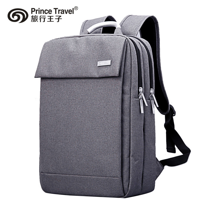 旅行王子商务男电脑包双肩包背包休闲旅行包女士14寸15.6寸方形包
