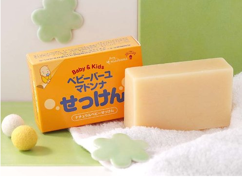 日本直邮日本助产士推荐madonna天然马油保湿香皂100g
