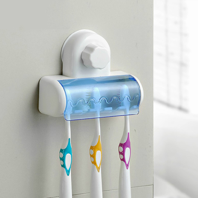 吸盘牙刷架 牙刷架套装创意浴室牙刷架 强力吸盘牙刷座 牙刷伴侣