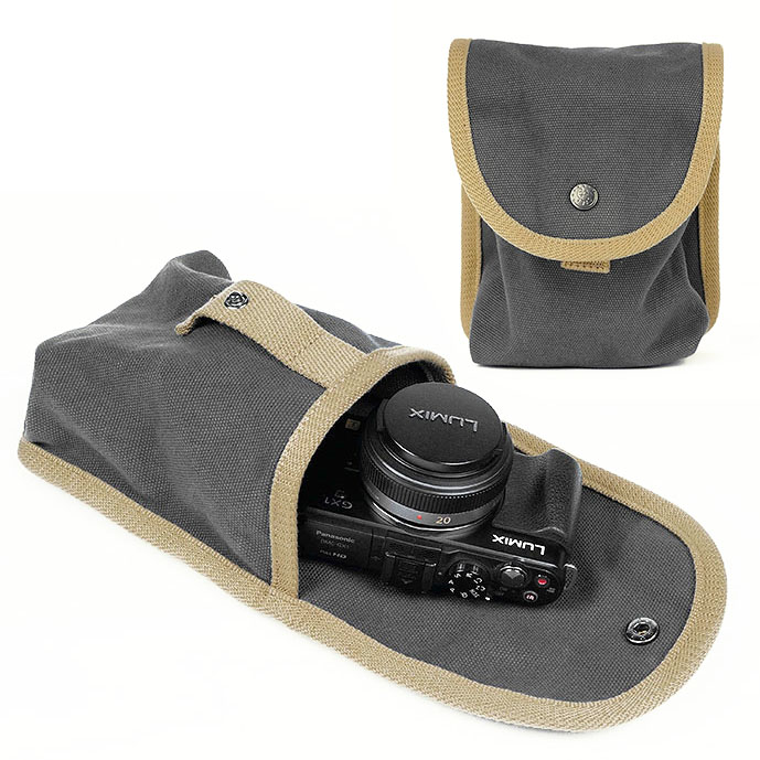 酷色courser帆布摄影包外挂包 微单相机包 镜头 闪光灯腰包 M8301