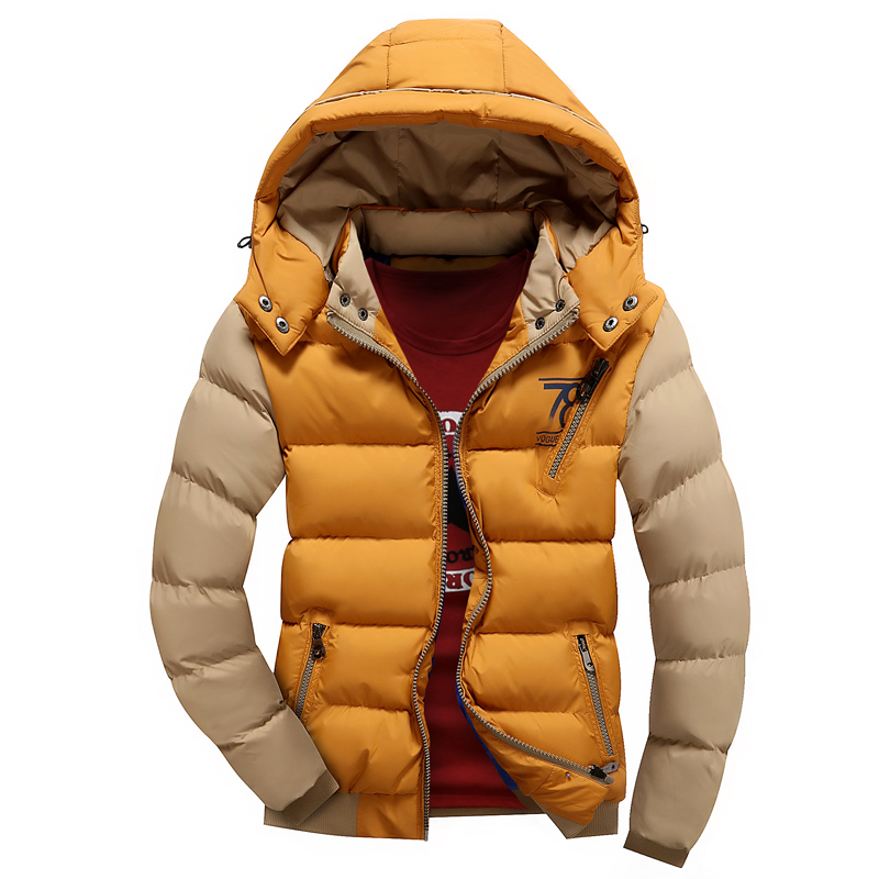 2015秋冬季新款韩版男装冬装男士棉衣外套加厚修身可脱卸帽棉袄潮