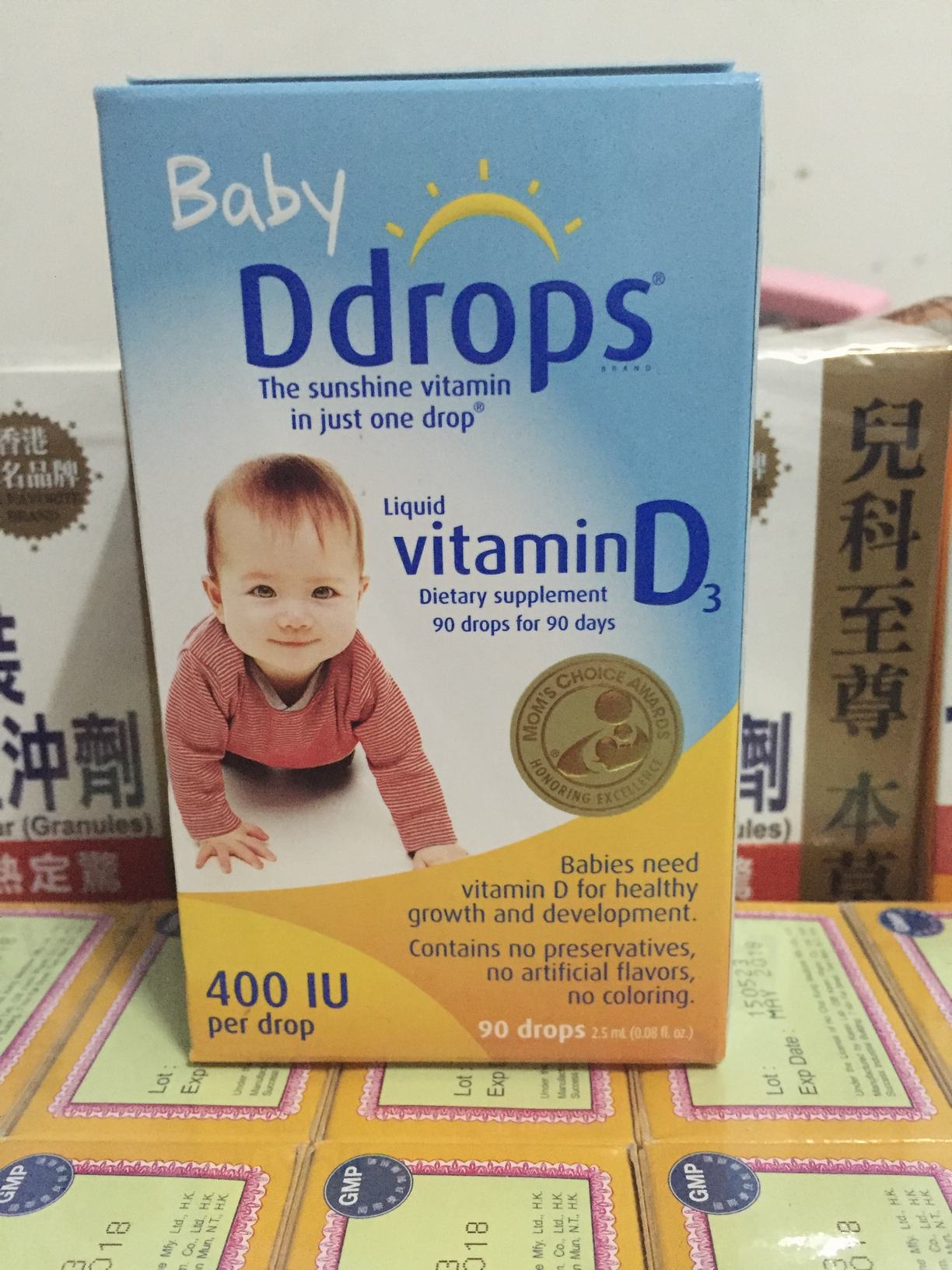 BABY Ddrops/D drops婴儿 维生素 VD D3 90滴