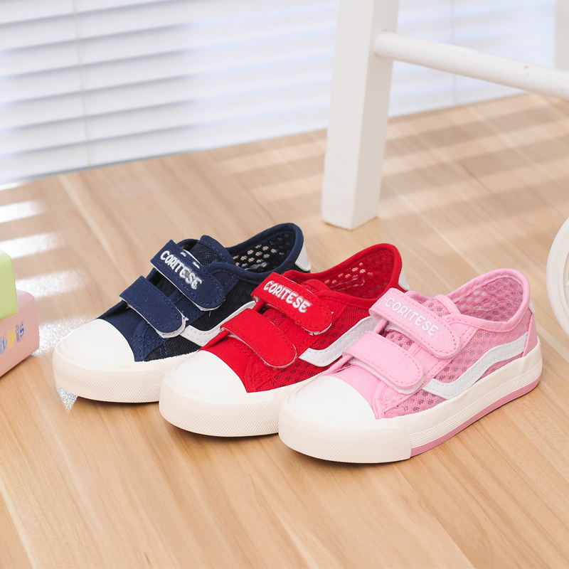 2015夏季新款一休儿童网鞋儿童凉鞋男女童鞋镂空透气帆布鞋洞洞鞋