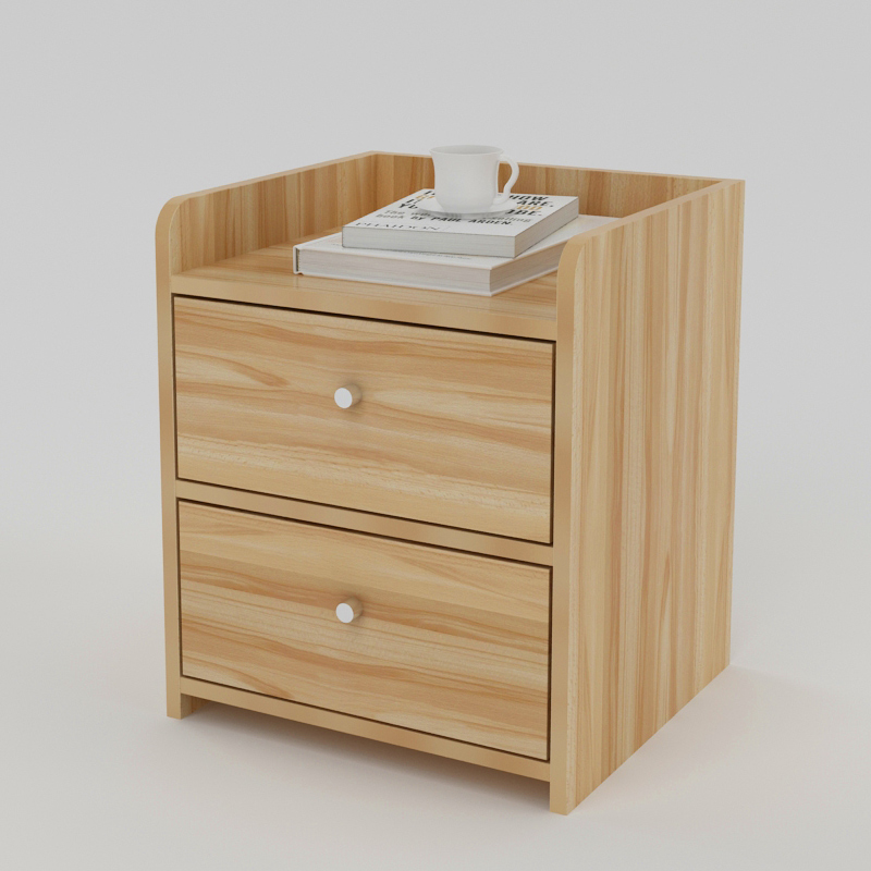 简易床头小柜子 特价组装实木储物柜迷你卧室边柜 简约现代床头柜