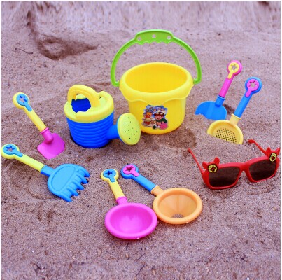 儿童沙滩玩具套装 宝宝沙漏小孩戏水玩水玩沙挖沙工具 婴儿洗澡
