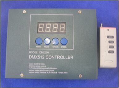 DC12v 异步全彩DMX控制器 DMX-300 地埋灯水下灯DMX 控制器