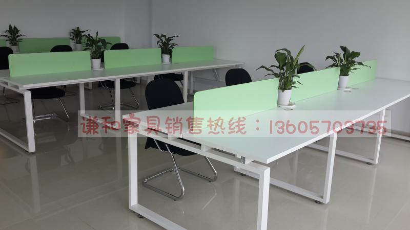 定制杭州办公家具四人职员办公桌工作位多人组合电脑桌椅