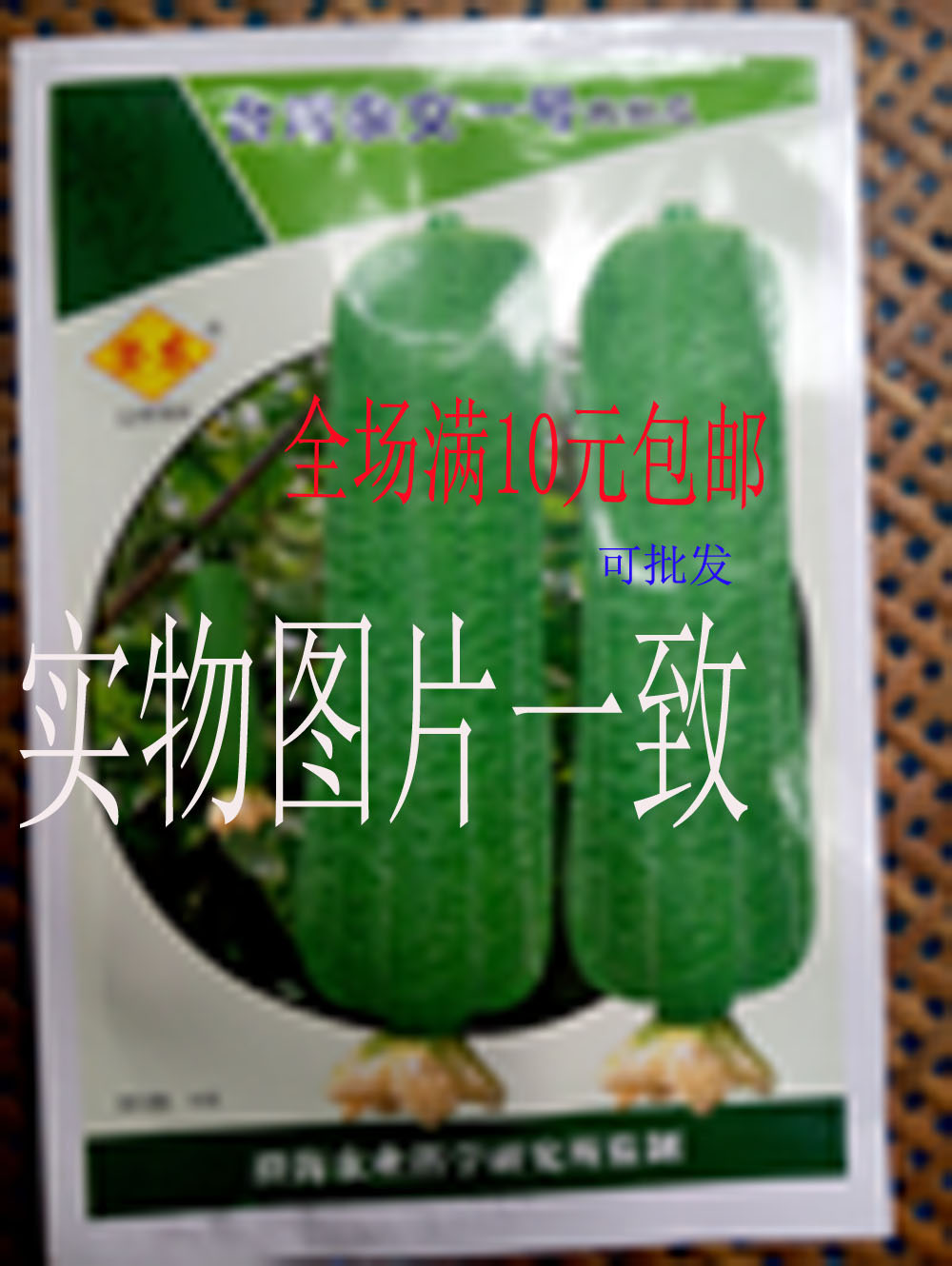 台湾杂交一号肉丝瓜种子10克 菜农蔬菜 春季