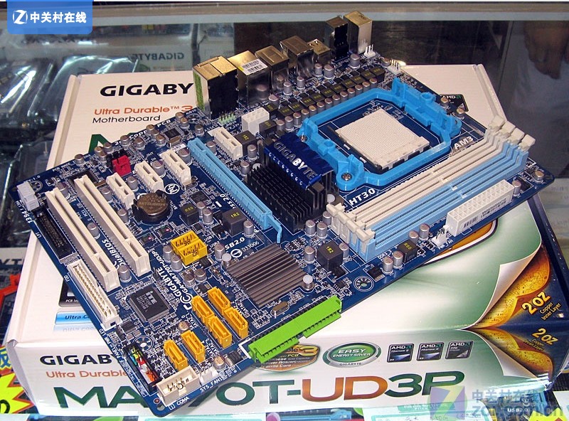 充新！技嘉GA-MA770T-UD3P主板 支持DDR3内存 AM3 CPU 全固态电容