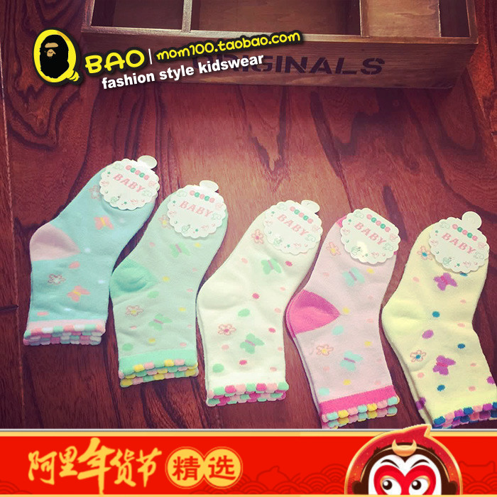 女童短袜2015韩版新款儿童袜子宝宝婴儿袜幼儿园宝宝纯棉袜1-10岁