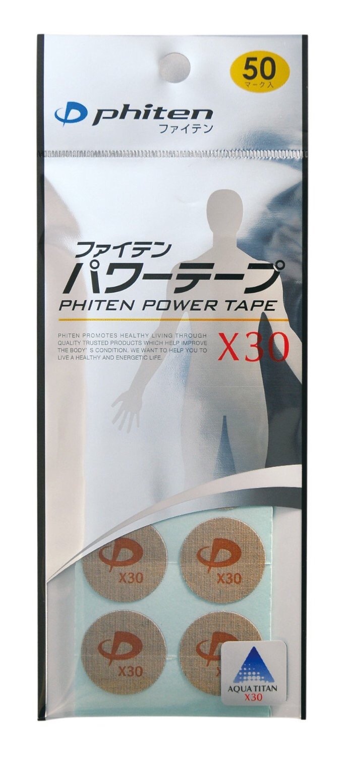日本代购 Phiten法力藤钛贴 磁贴 X30强力钛贴50片 现货江浙包邮