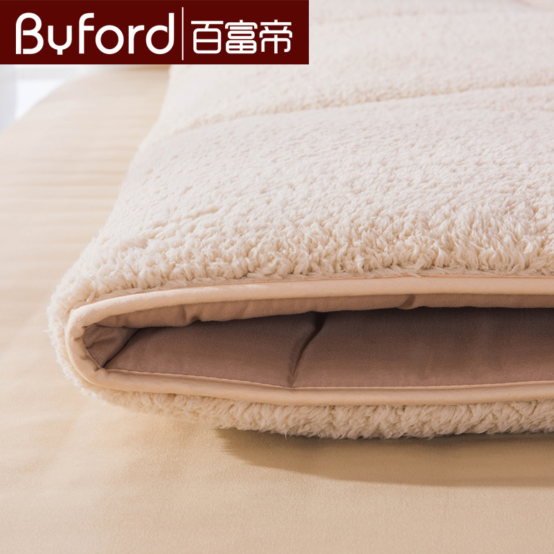 拍减10 羊毛床垫床褥加厚榻榻米1.5m米学生宿舍单人双人1.8床1.2
