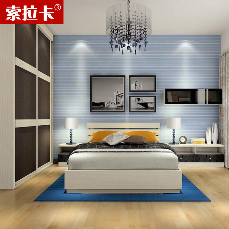 SLOCA上海定制板式床1.8米2米榻榻米双人床韩式软包床定做婚床