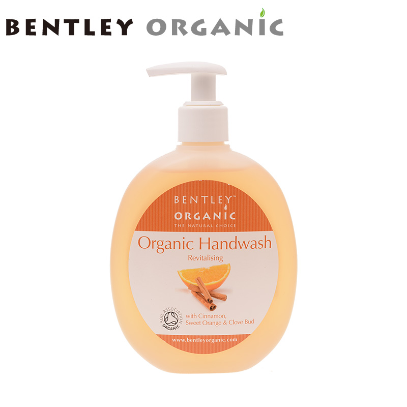 宾丽BentleyOrganic英国进口有机天然香橙肉桂清爽不刺激洗手液