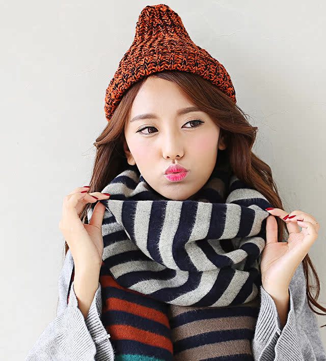 女式围巾 学生韩版文艺范围巾 包邮 仿羊绒 围巾两用 百搭 披肩