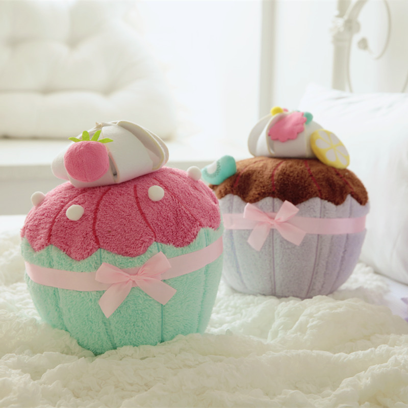快到碗里来>< 日本马卡龙冰淇淋色甜点蛋糕造型可爱抱枕 2款入