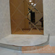 弧形不锈钢浴室挡水条 一字型弧形玉石色配件卫生间地防水条定做