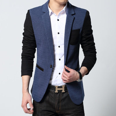 2014春季新款韩版男士休闲西服 修身男款小西装外套 加肥加大码潮