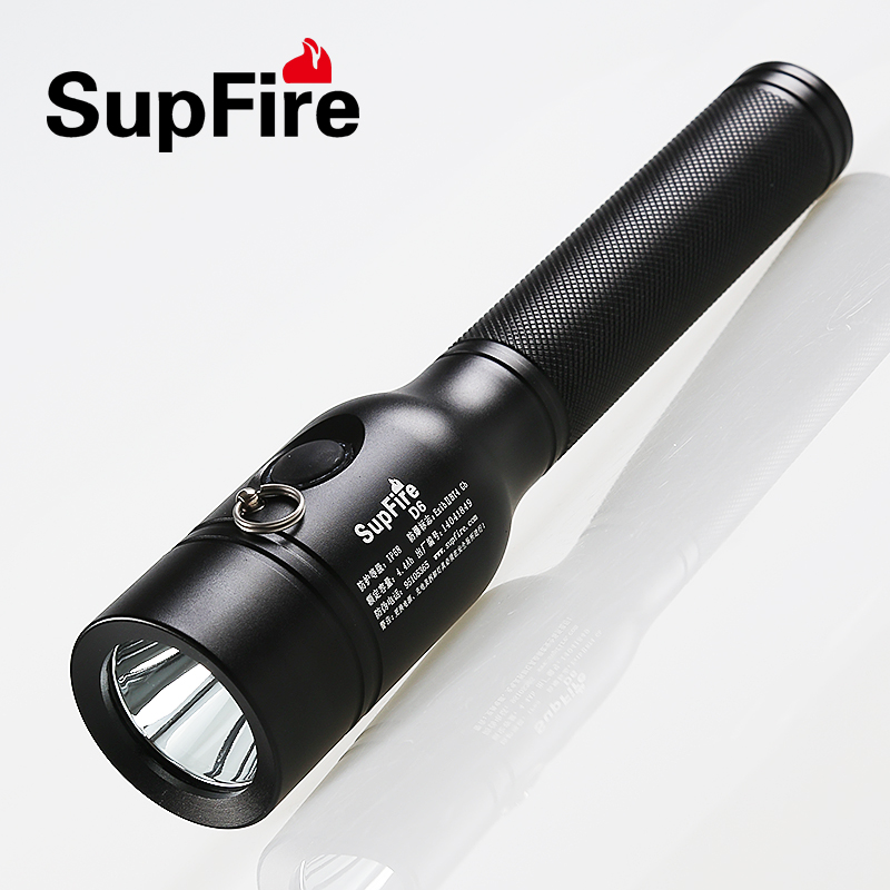 SupFire D6正品神火强光手电远射王潜水徒步户外必备手电筒