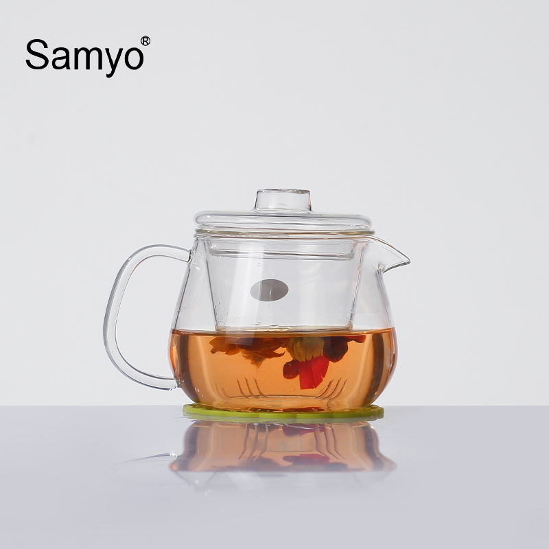 耐热透明玻璃茶海壶