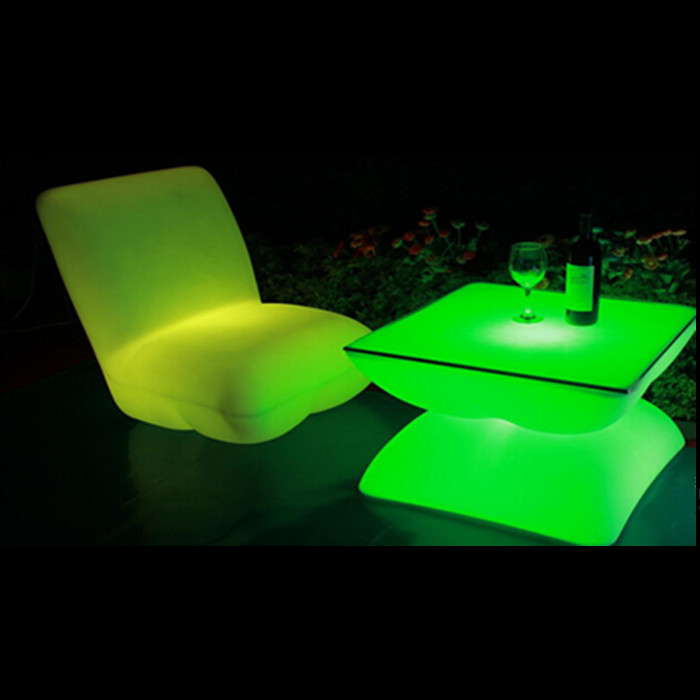 时尚LED发光沙发酒吧椅欧式发光凳子超值发光酒桌酒吧椅子茶几