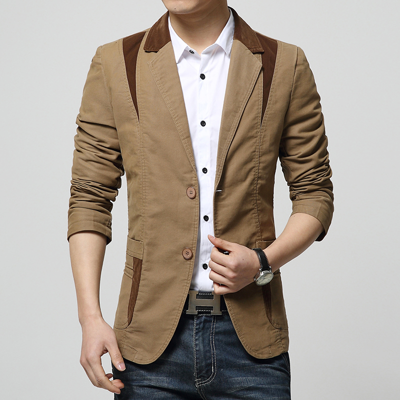 2015  精致韩版西装  修身  工艺单排扣  时尚型男