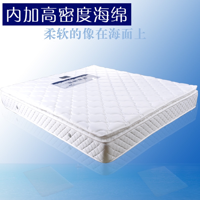 利好席梦思独立弹簧床垫1.51.8米进口高密度海绵床垫太空记忆床垫