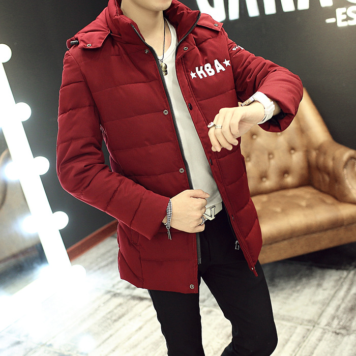 2015冬装新款包邮加厚棉男衣外套 男士韩版青年连帽修身型棉服潮