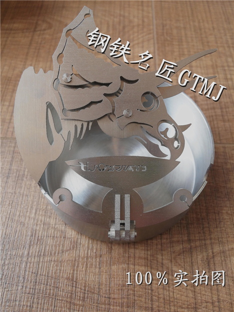 三角龙礼物15-0258011原创创意酷玩模型动漫金属DIY礼品烟缸
