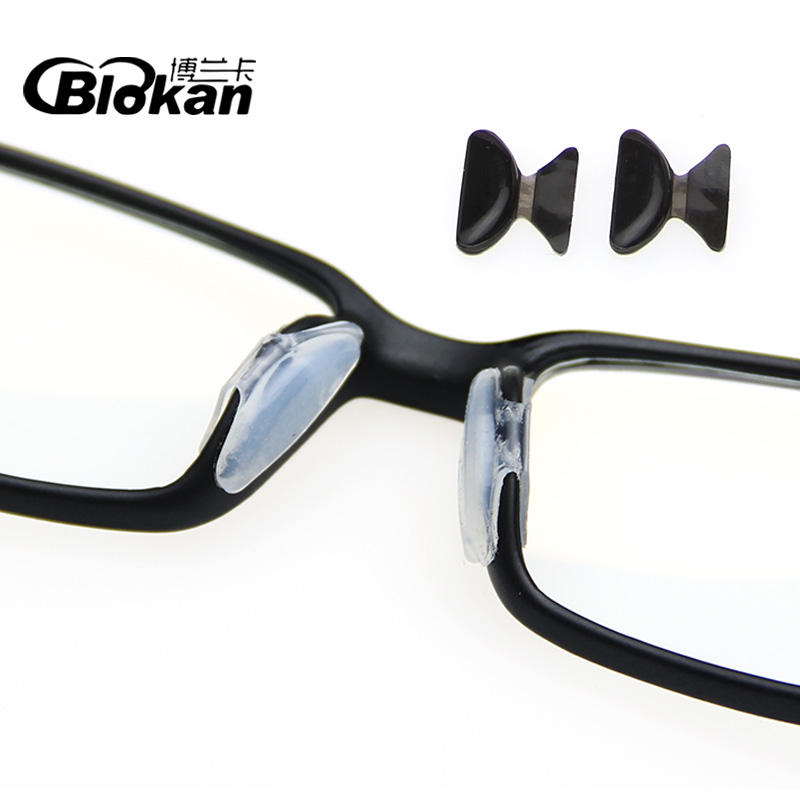 眼镜防滑鼻垫眼镜鼻托垫增高硅胶贴眼睛贴眼睛托硅胶垫防滑贴进口